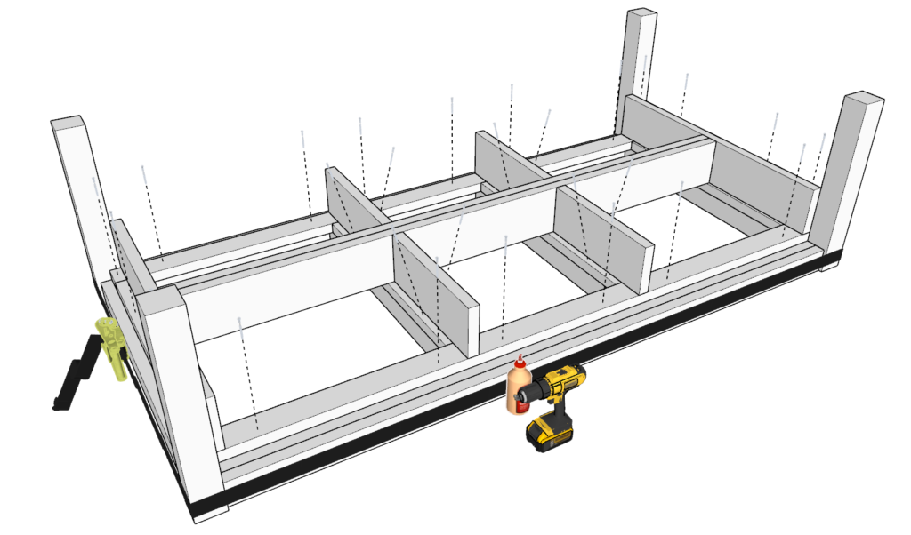 Drawer frame assembly