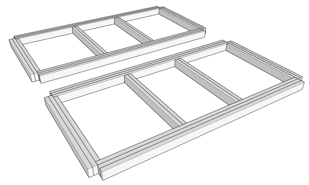 work bench frame assembly