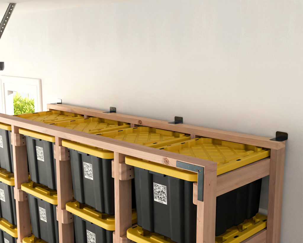 DIY 27 Gallon Tote Storage Rack Plans (5 Tall x 4 Wide) – Perfect for Home Depot HDX Totes - Image 6