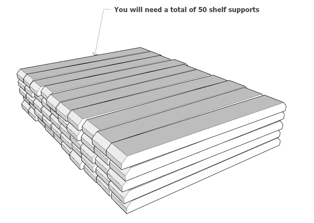 Adding the tote supports