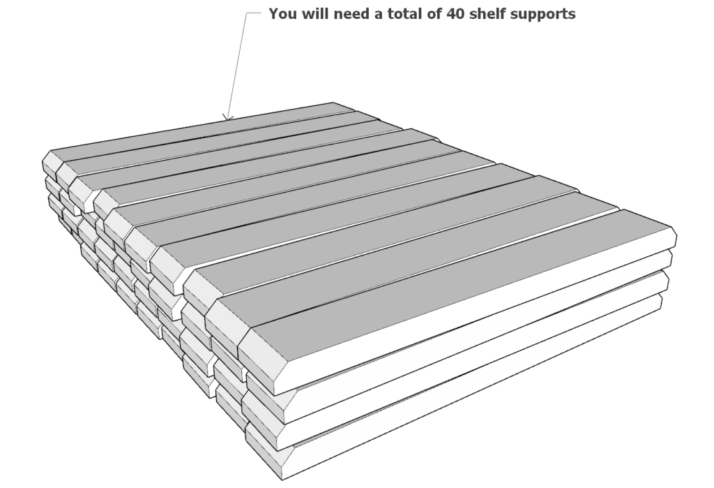 Adding the tote supports