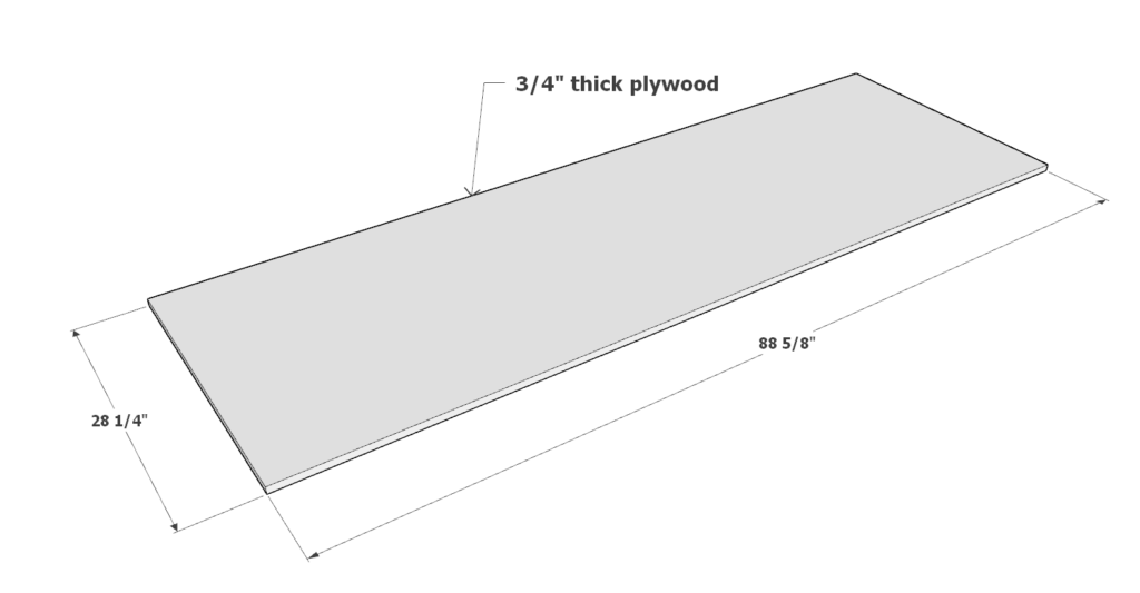 Adding plywood sheet