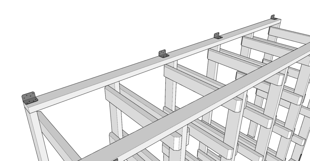 Securing the tote storage system to the wall