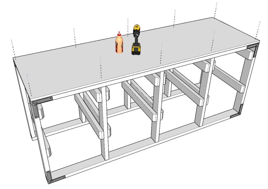 Adding plywood sheet