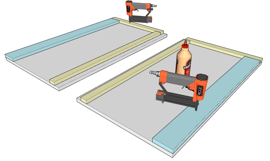 Building the bar side panels