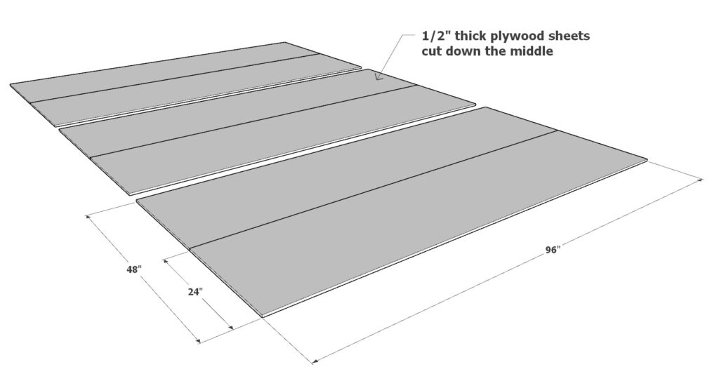 Plywood cut list