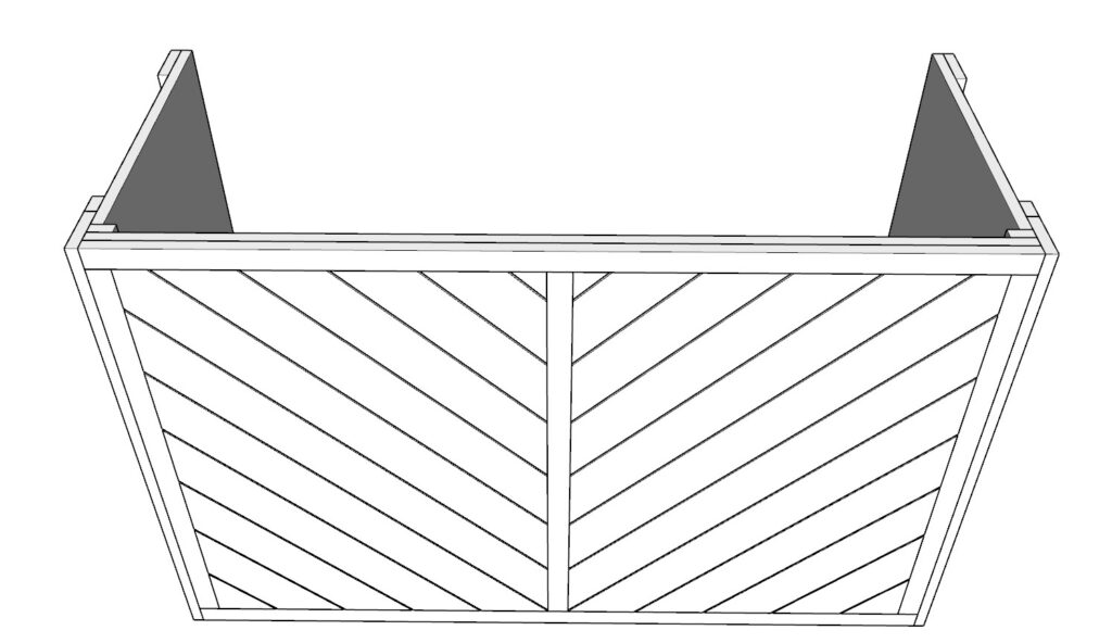 Connecting the bar front and sides together