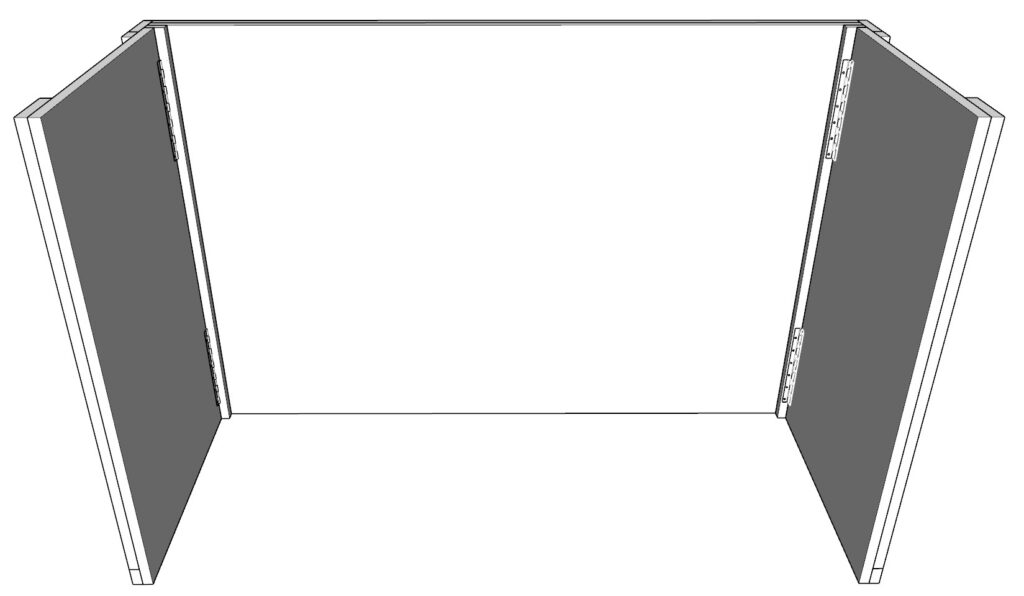 Connecting the bar front and sides together