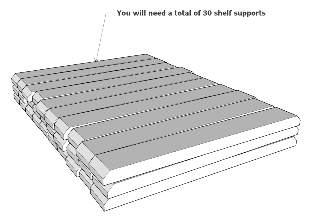 Adding the tote supports