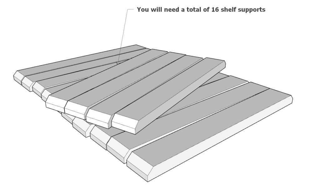 Adding the tote supports