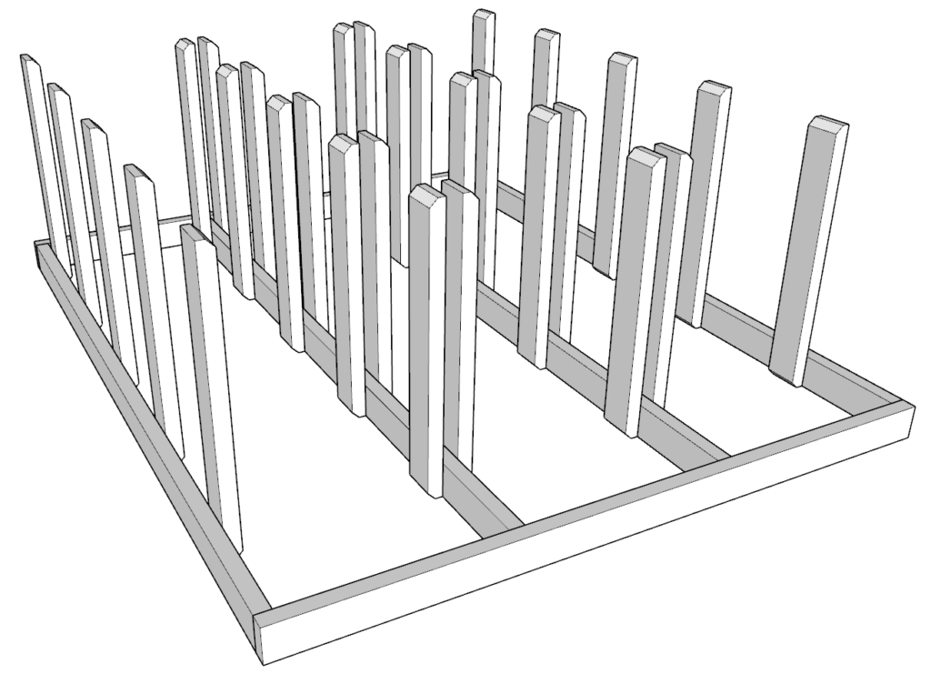 Adding the tote supports