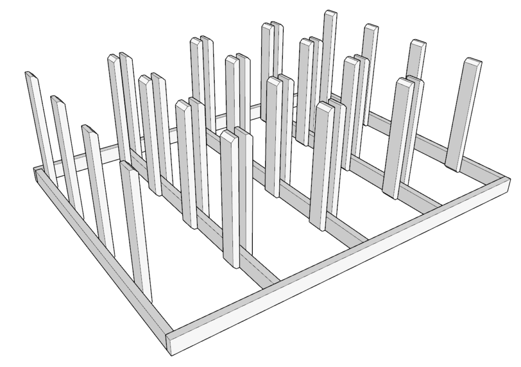 Adding the tote supports