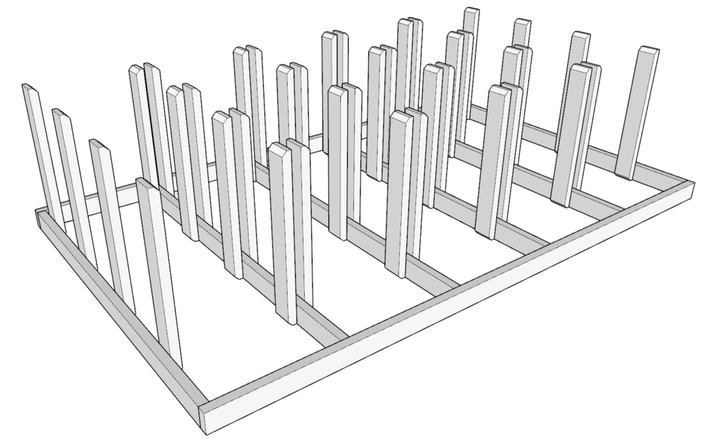 Adding the tote supports