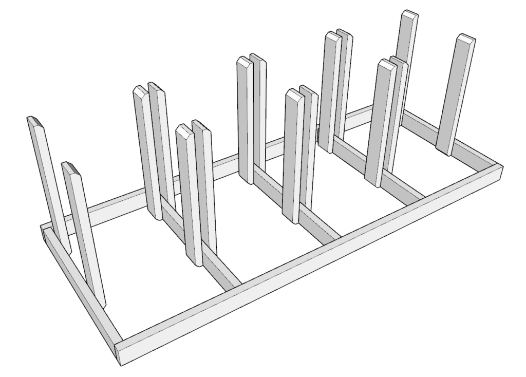 Adding the tote supports