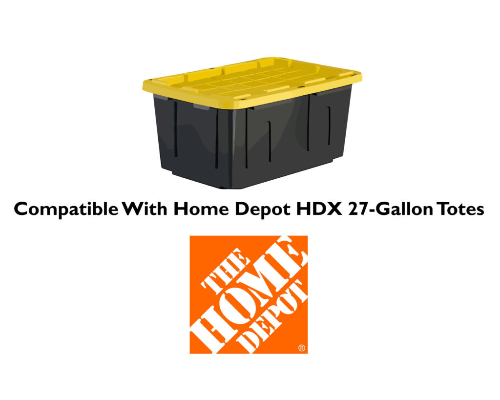 DIY 27 Gallon Tote Storage Rack Plans (5 Tall x 3 Wide) – Perfect for Home Depot HDX Totes - Image 9