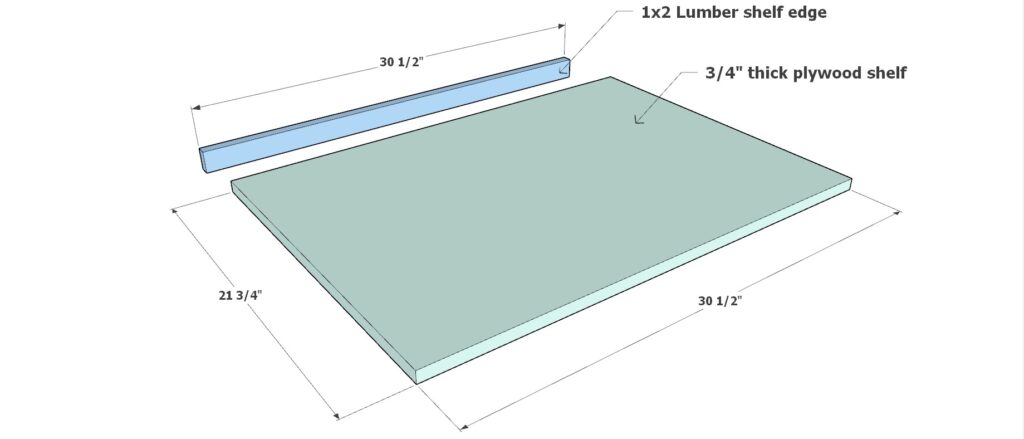 putting together the cabinet adjustable shelf