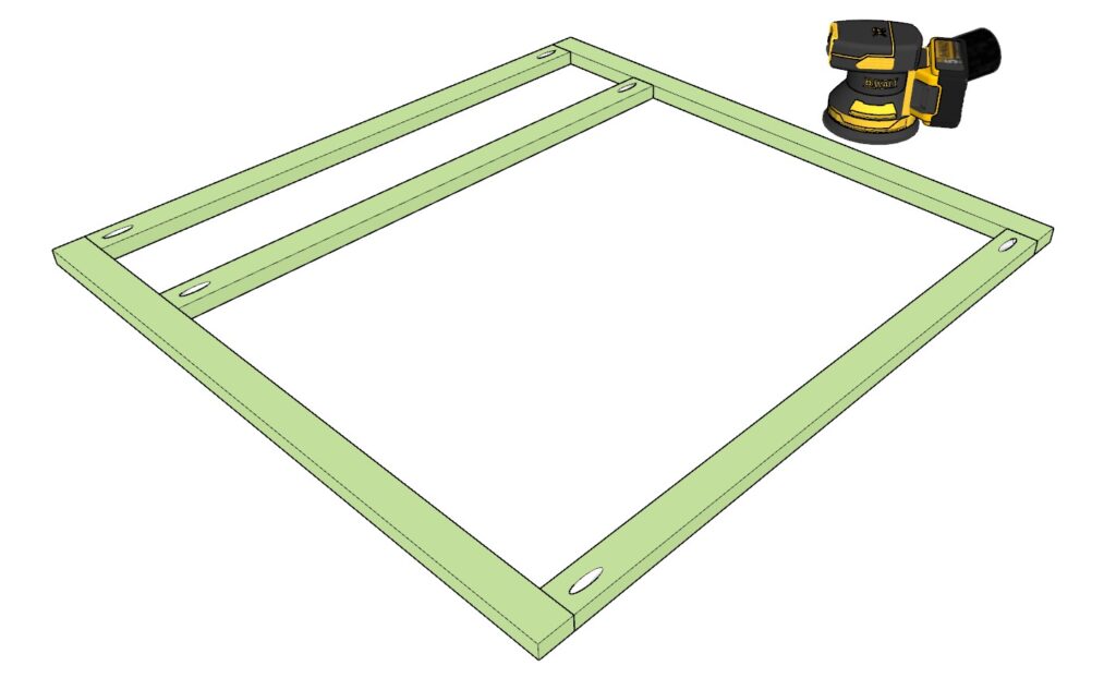 Creating the cabinet face frame