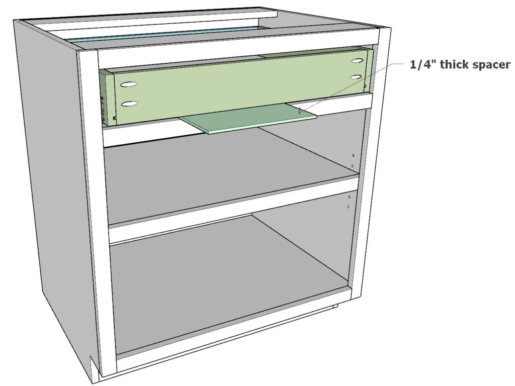 Attaching drawer slides