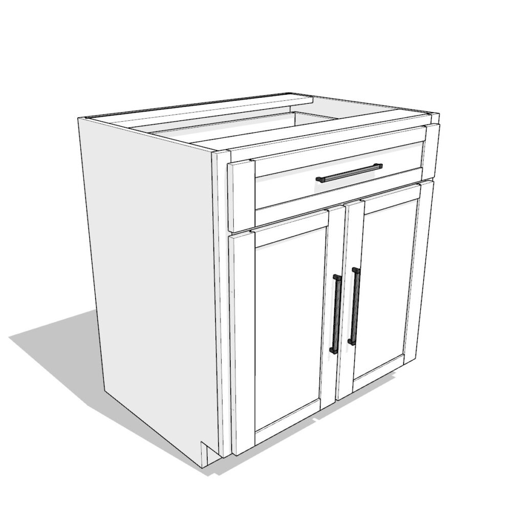 DIY base cabinet plan