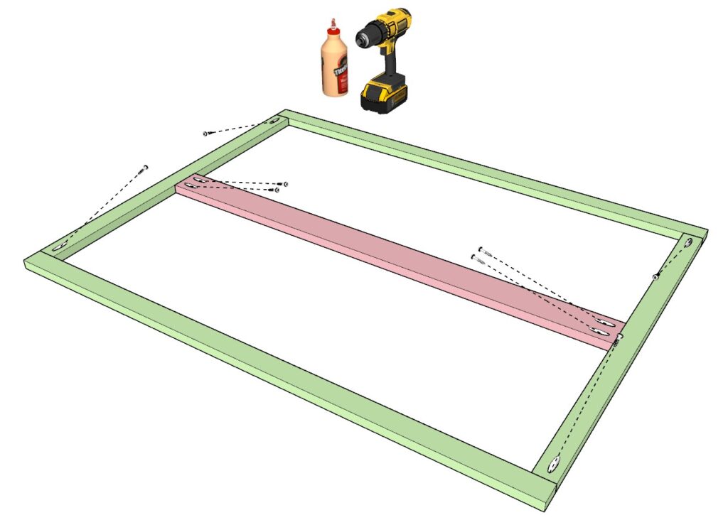 wall cabinet face frame assembly