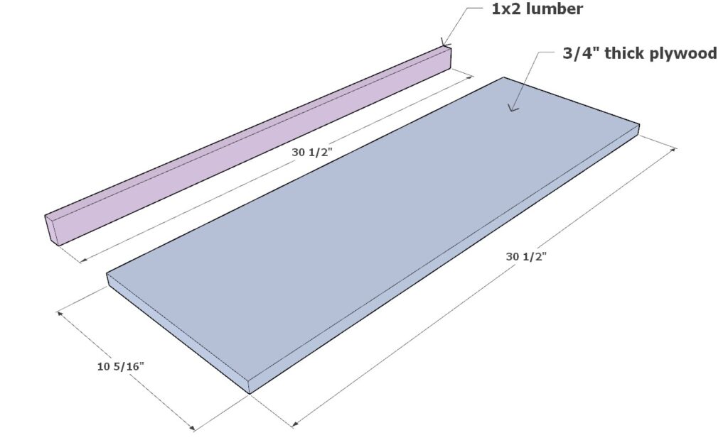 Wall cabinet shelf assembly