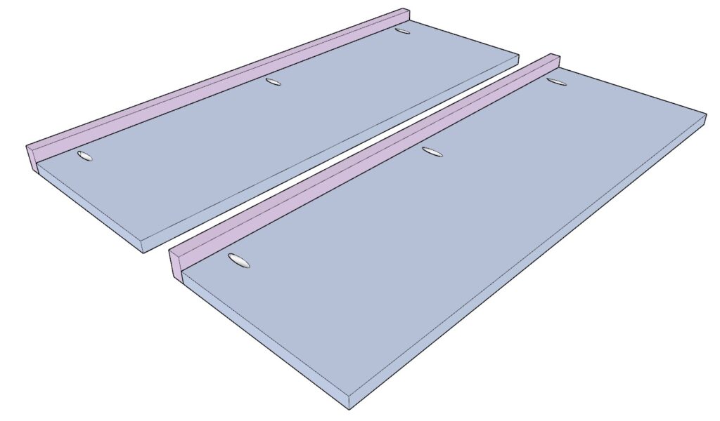 Wall cabinet shelf assembly