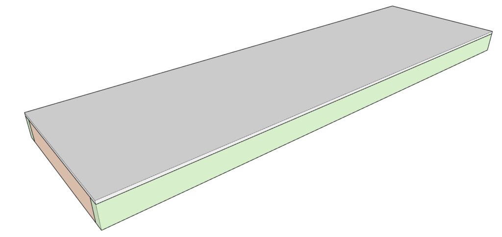 making three identical garage shelf units