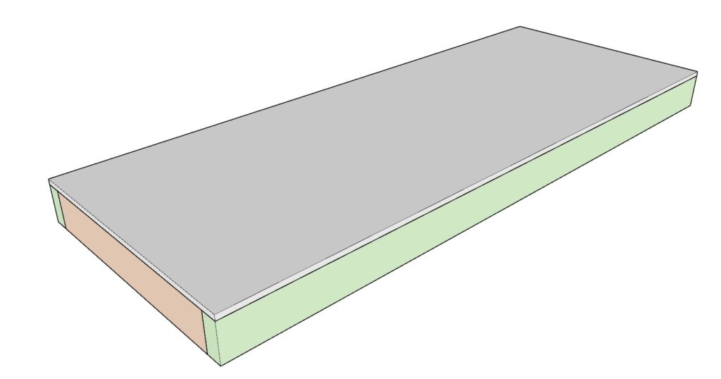 making three identical garage shelf units