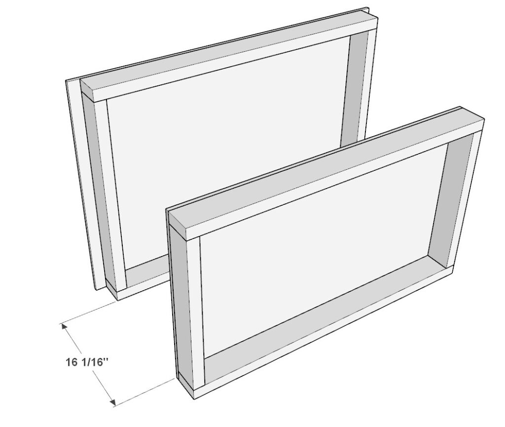 incorporating the garage shelf legs with the garage shelves