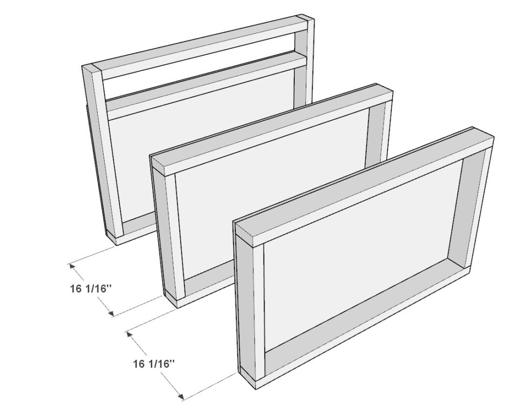 incorporating the garage shelf legs with the garage shelves