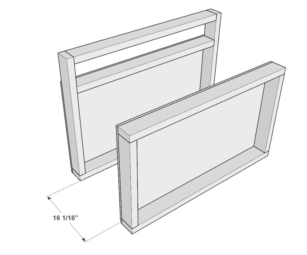 incorporating the garage shelf legs with the garage shelves