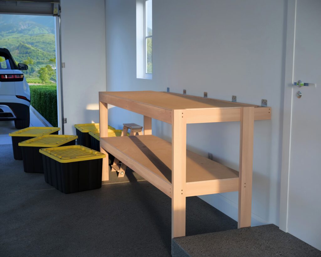 DIY Garage Shelving for 27-Gallon Totes – 4 Wide x 3 Tall Configuration - Image 6